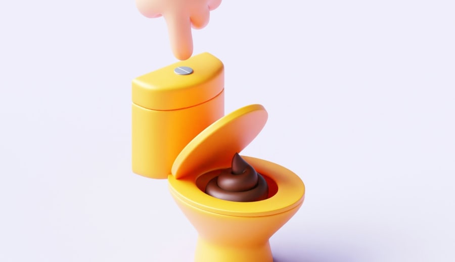 Bajs i blöjan hemma hos Olle