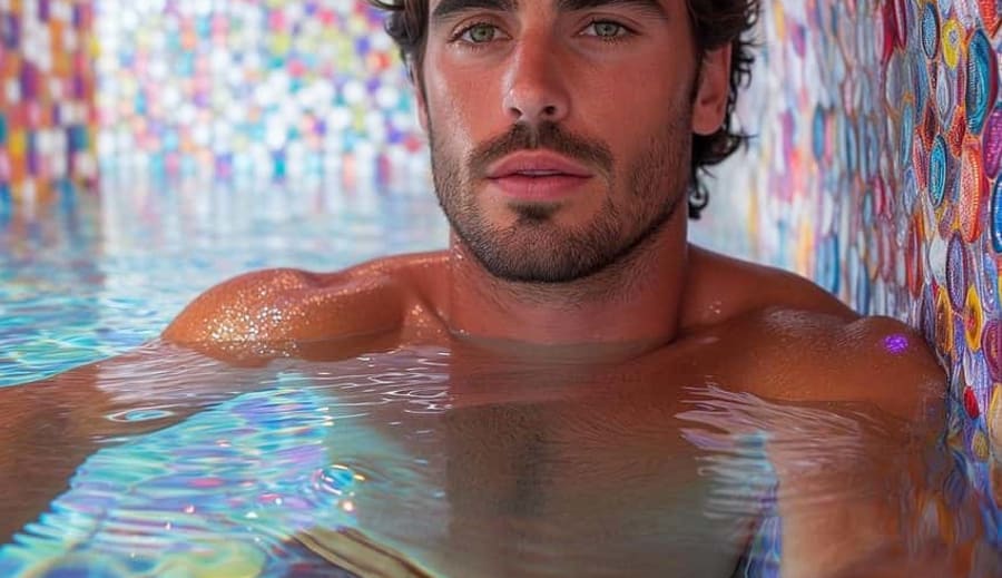 Njuter av hans tunga