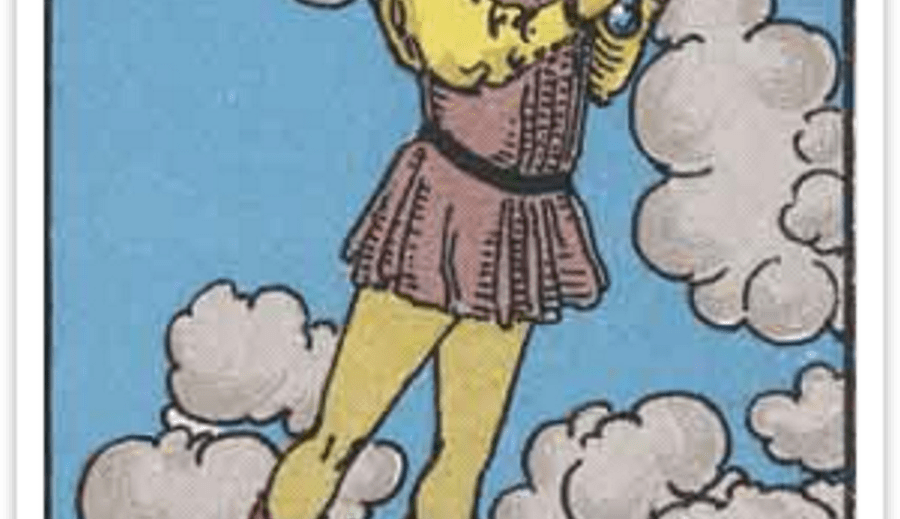 Dagens budskap- Page of swords