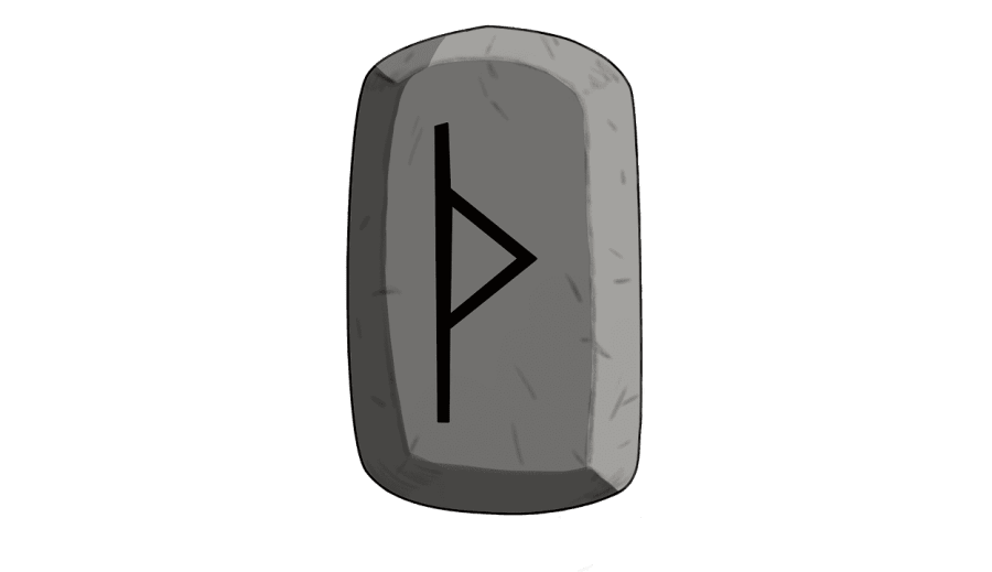 Runan Thurisaz. Porten till kraft, prövning och uppvaknande