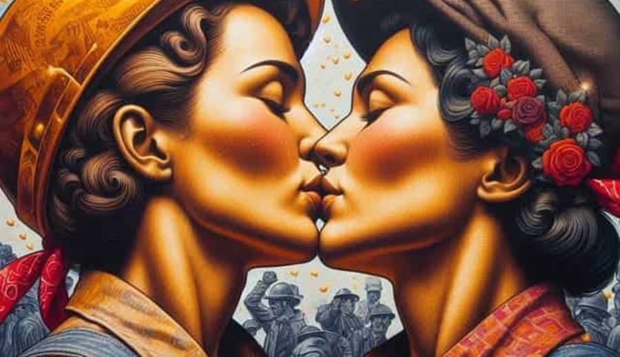 Kaffe, kaka och lesbianer