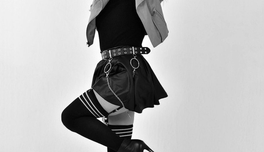 Min svarta läderkjol