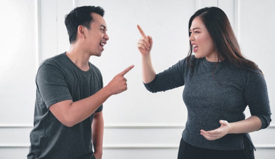 Hádky ve vztahu
