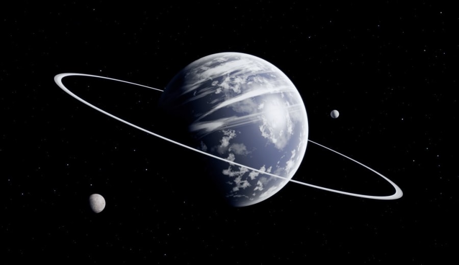 Den kosmiska paraden med sex planeter i linje