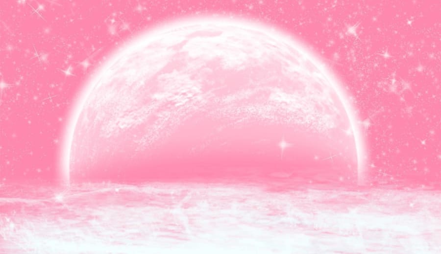 Rosa månen bjuder in vårens uppvaknande