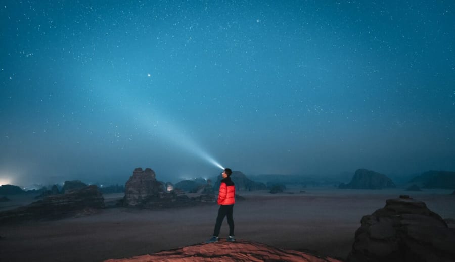 Månen, Merkurius, Venus och Jupiter möts på himlen