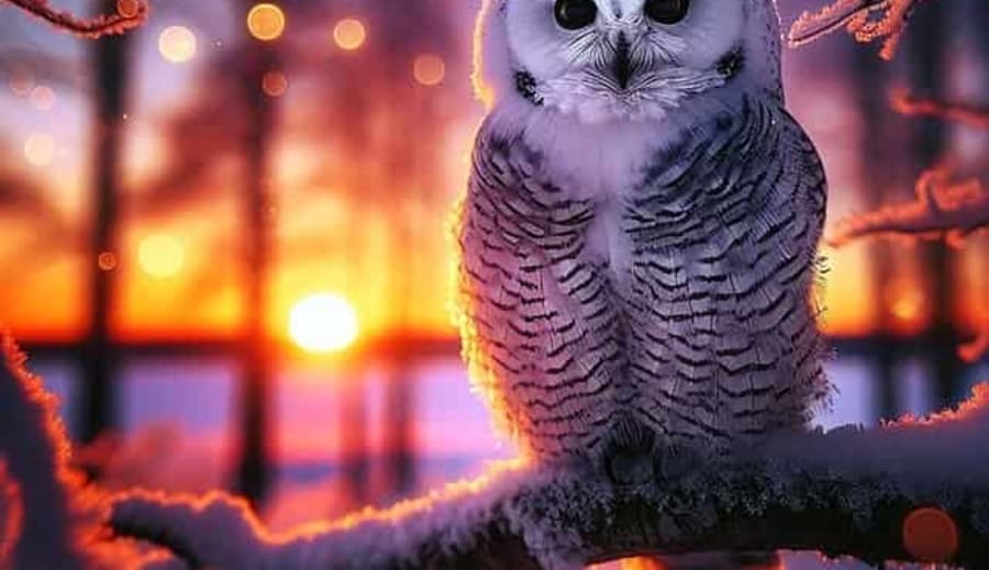 Ugglor under fullmånen