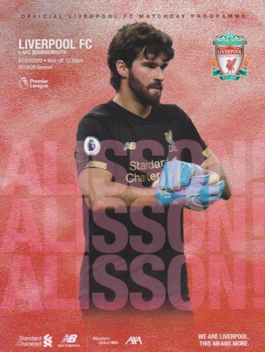 Match programme