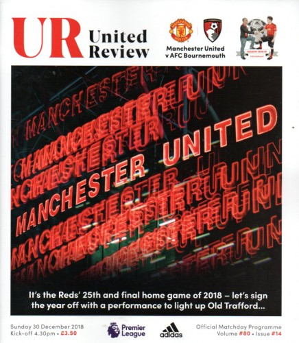 Match programme