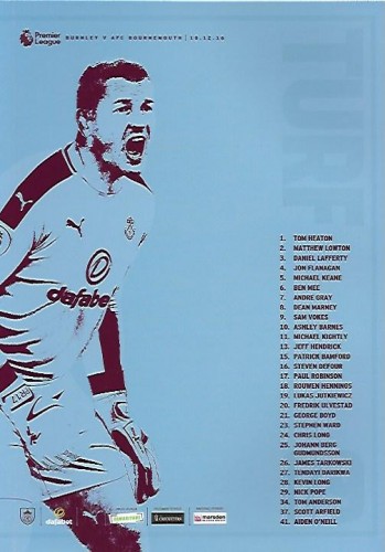 Match programme