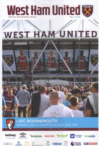 Match programme