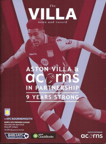 Match programme
