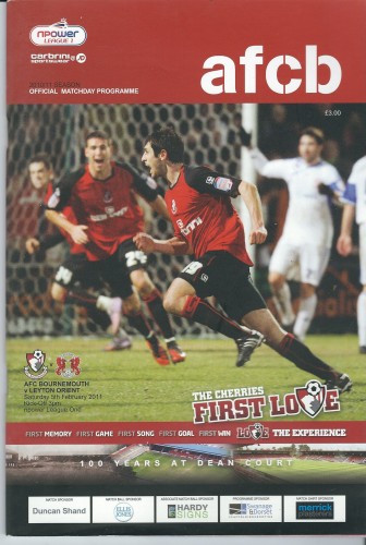 Match programme