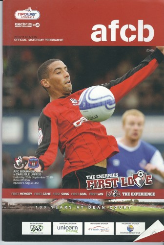 Match programme