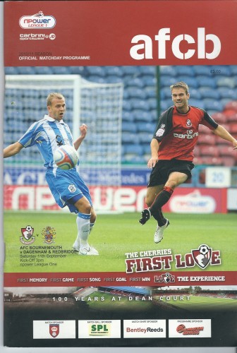 Match programme