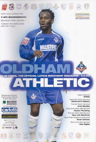 Match programme
