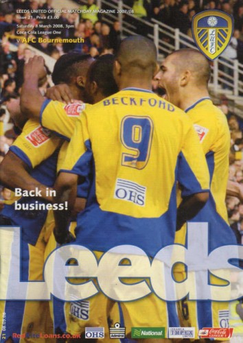 Match programme