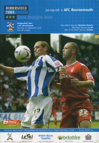 Match programme
