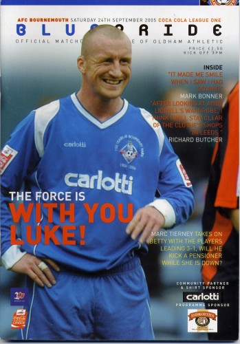Match programme