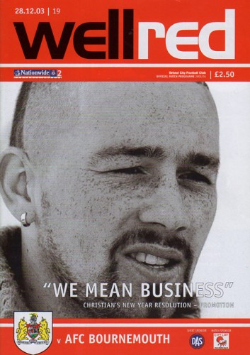 Match programme