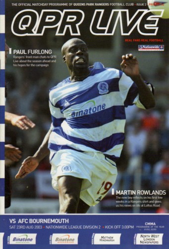 Match programme