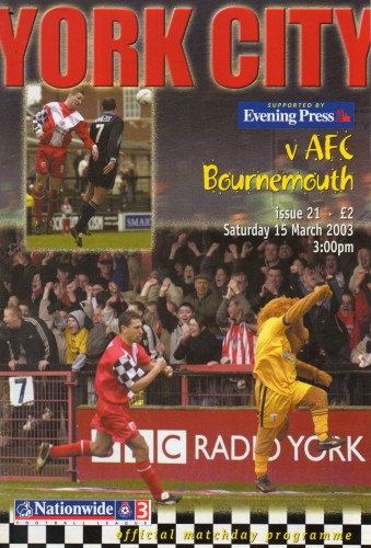 Match programme