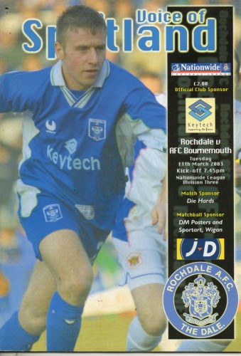 Match programme