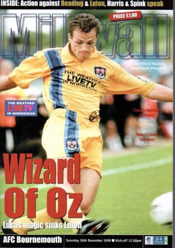 Match programme