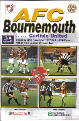Match programme