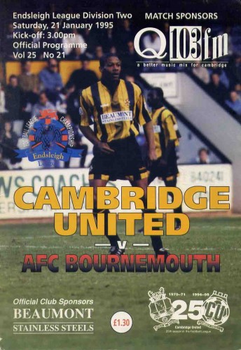 Match programme
