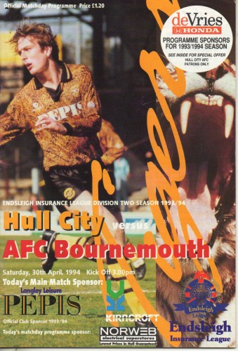 Match programme