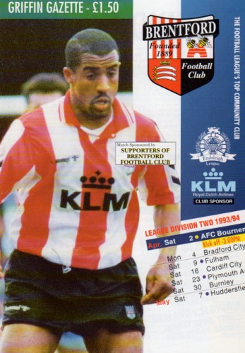 Match programme