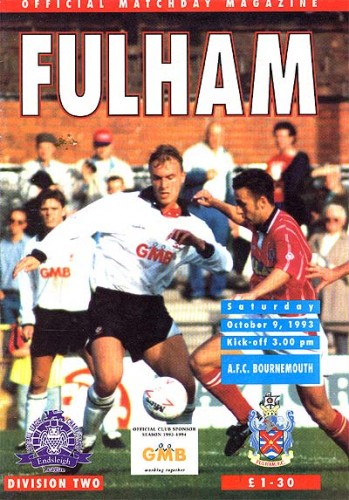 Match programme
