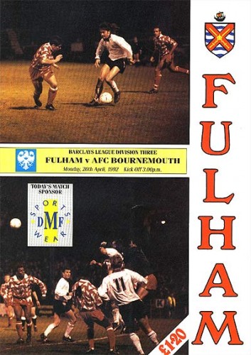 Match programme