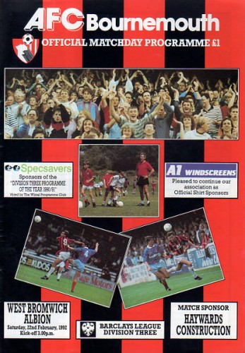 Match programme