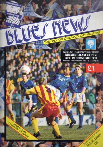 Match programme