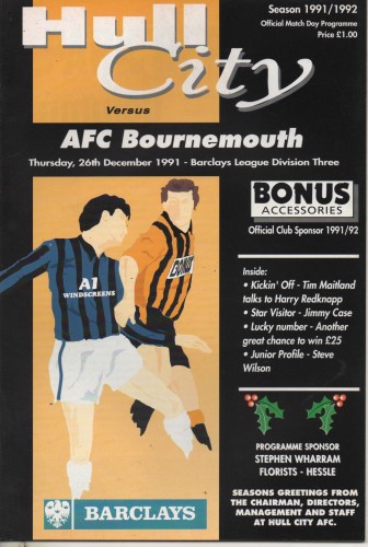 Match programme
