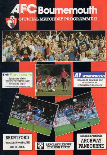 Match programme