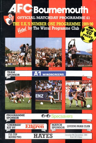 Match programme