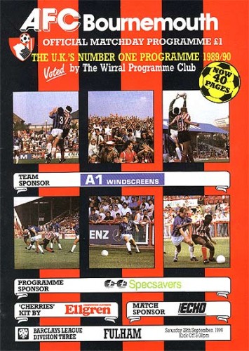 Match programme