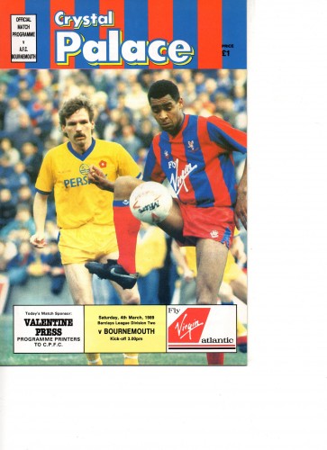 Match programme