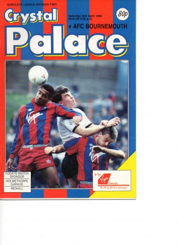 Match programme