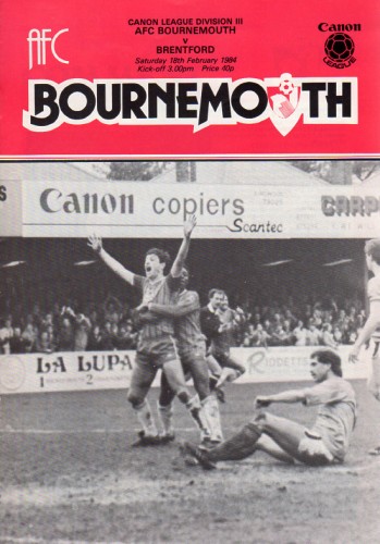 Match programme