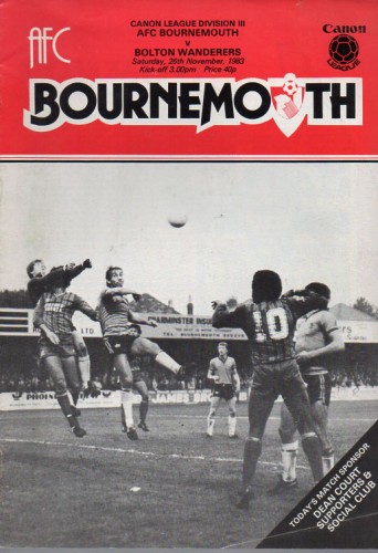 Match programme