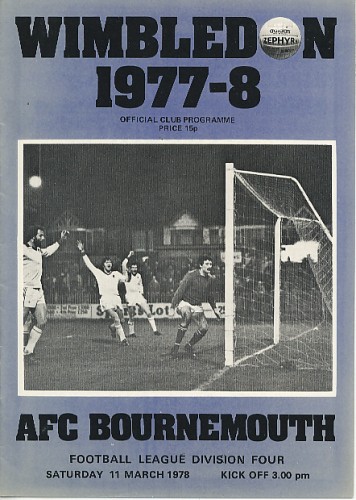 Match programme