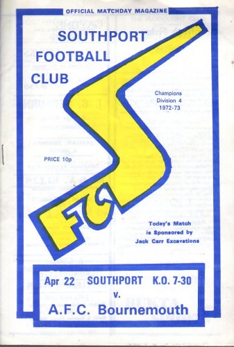 Match programme