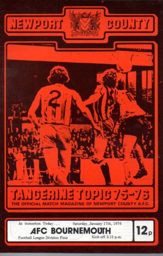 Match programme