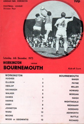 Match programme