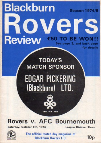 Match programme