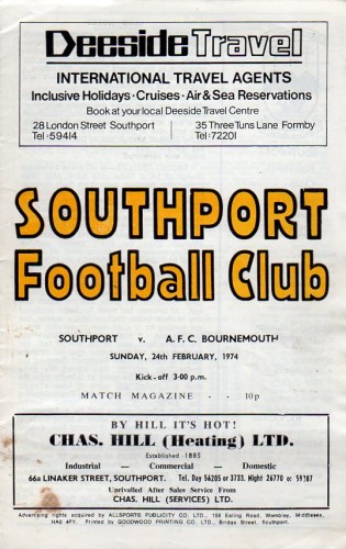 Match programme